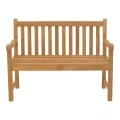 Καναπές Nat pakoworld teak ξύλο σε φυσική απόχρωση 120x57x96εκ