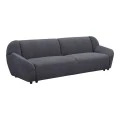 Three-seater sofa Echono pakoworld anthracite fabric 230x88x77cm
