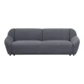 Three-seater sofa Echono pakoworld anthracite fabric 230x88x77cm