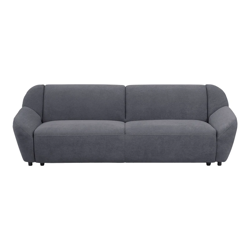Three-seater sofa Echono pakoworld anthracite fabric 230x88x77cm