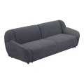 Three-seater sofa Echono pakoworld anthracite fabric 230x88x77cm