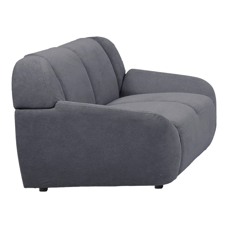 Three-seater sofa Echono pakoworld anthracite fabric 230x88x77cm
