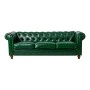 Three-seater sofa Chesterfield pakoworld pu cypress 203x84x67cm