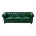 Three-seater sofa Chesterfield pakoworld pu cypress 203x84x67cm