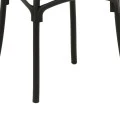 Stackable Crossie pakoworld pp chair black 43x53x88cm