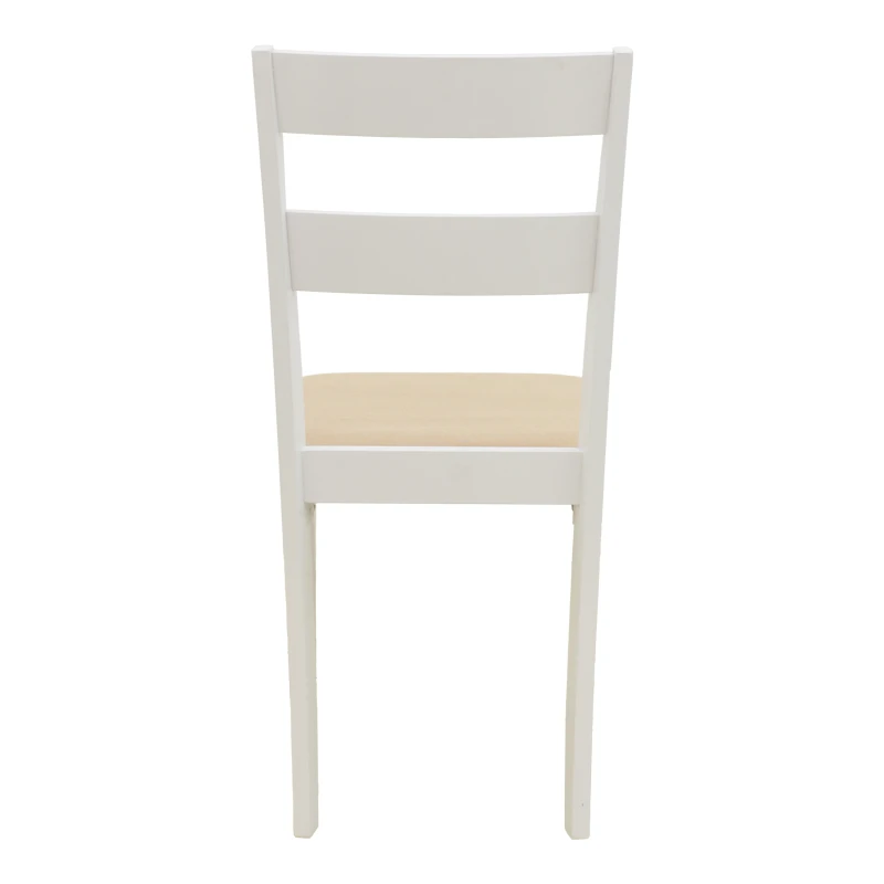 Dallan chair pakoworld rubberwood white 40x47.5x89cm