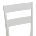Dallan chair pakoworld rubberwood white 40x47.5x89cm