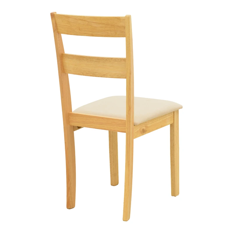 Dallan chair pakoworld rubberwood in natural color 40x47.5x89cm