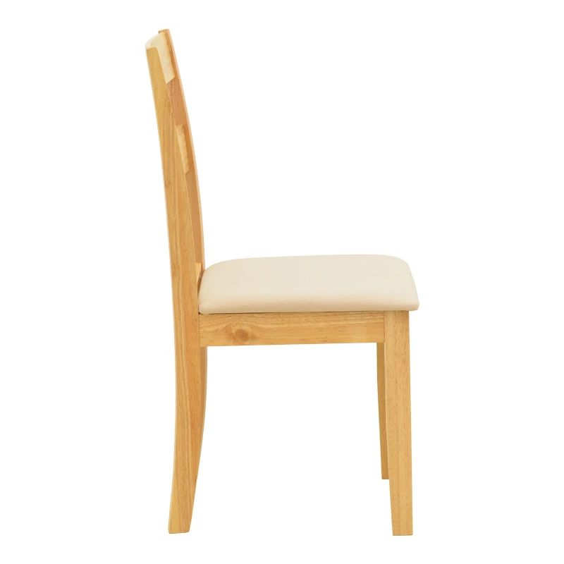 Dallan chair pakoworld rubberwood in natural color 40x47.5x89cm