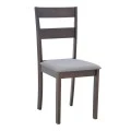 Καρέκλα Dallan  pakoworld σε καρυδί απόχρωση 40x47.5x89εκ