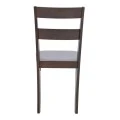 Καρέκλα Dallan  pakoworld σε καρυδί απόχρωση 40x47.5x89εκ