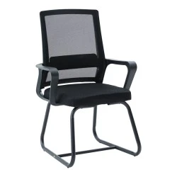 Καρέκλα επισκέπτη Palma pakoworld mesh μαύρο 46x52x94εκ