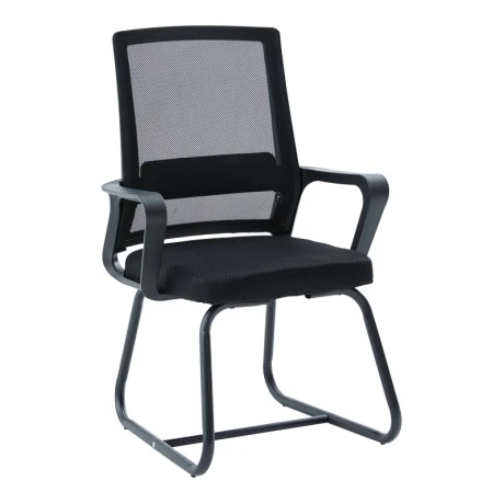 Καρέκλα επισκέπτη Palma pakoworld mesh μαύρο 46x52x94εκ