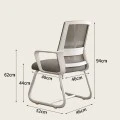 Palma pakoworld mesh black visitor chair 46x52x94cm