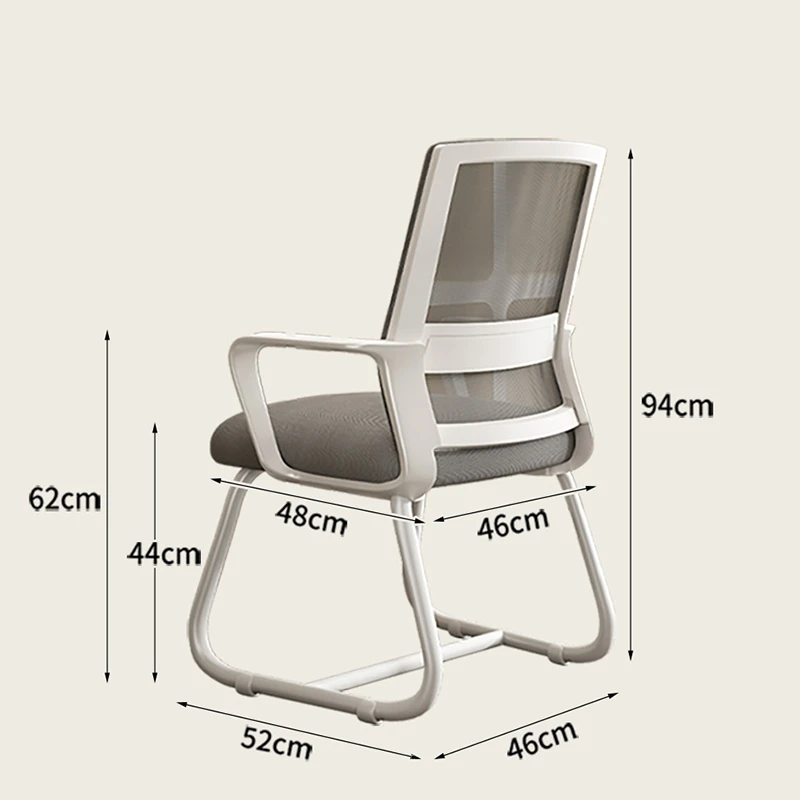 Palma pakoworld mesh black visitor chair 46x52x94cm