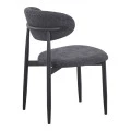 Folegio pakoworld chair, anthracite-colored with black legs 50x57x79.5cm