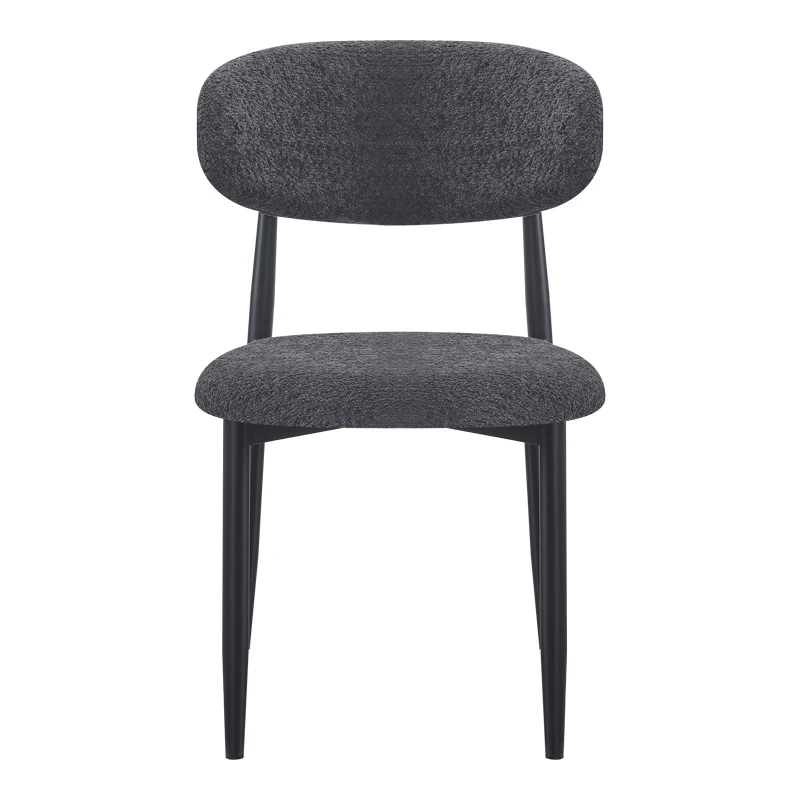 Folegio pakoworld chair, anthracite-colored with black legs 50x57x79.5cm