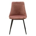 Chair Giselle pakoworld velvet rotten apple-leg black