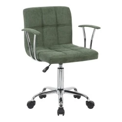 Office chair Buleco pakoworld olive green fabric 56x46x74-86cm Office chair Buleco pakoworld olive green fabric 56x46x74-86cm