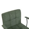 Καρέκλα γραφείου Buleco pakoworld λαδί ύφασμα 56x46x74-86εκ
