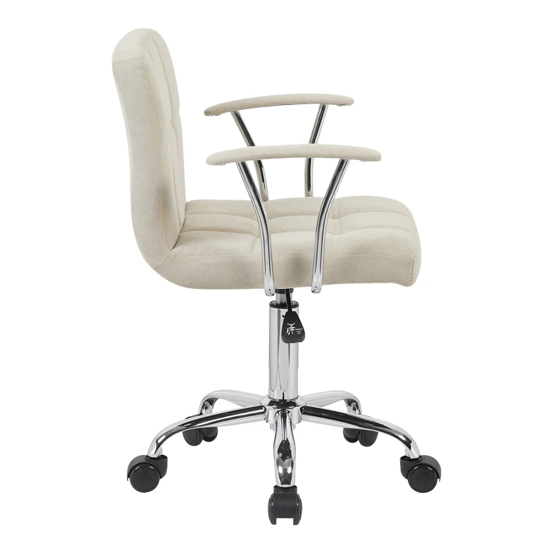 Office chair Buleco pakoworld beige fabric 56x46x74-86cm