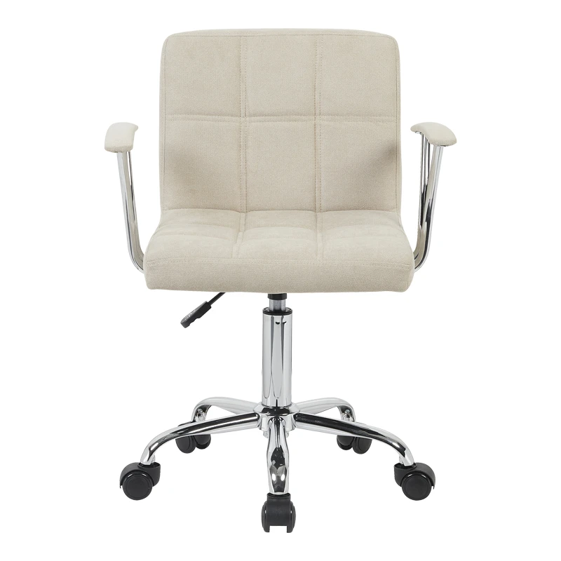 Office chair Buleco pakoworld beige fabric 56x46x74-86cm