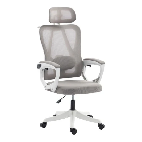 Exeter pakoworld director's office chair white - mesh gray 50x58x119-129cm