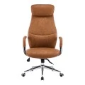 Manager office chair Ferka pakoworld brown pu 64x71x120-128cm