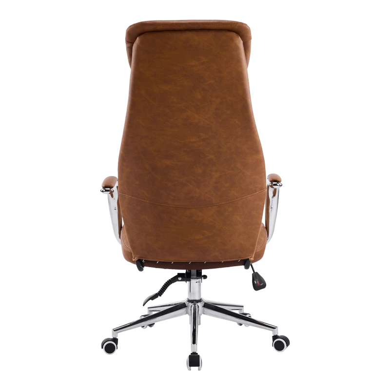 Manager office chair Ferka pakoworld brown pu 64x71x120-128cm