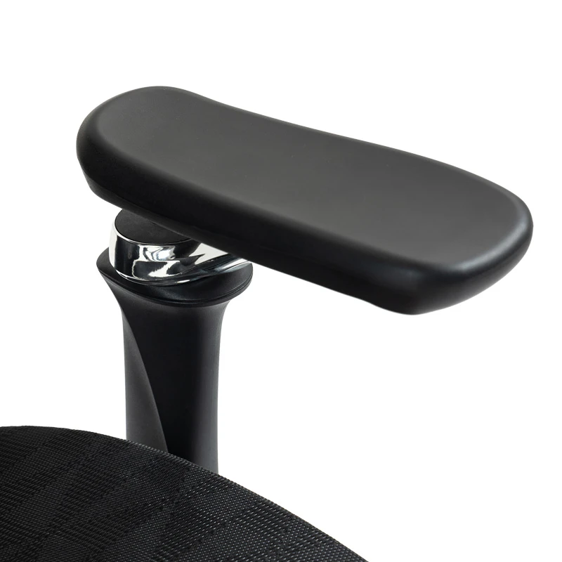 Work chair manager Jeffer pakoworld mesh in black color 67x62x115-125cm