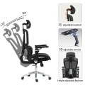 Work chair manager Jeffer pakoworld mesh in black color 67x62x115-125cm