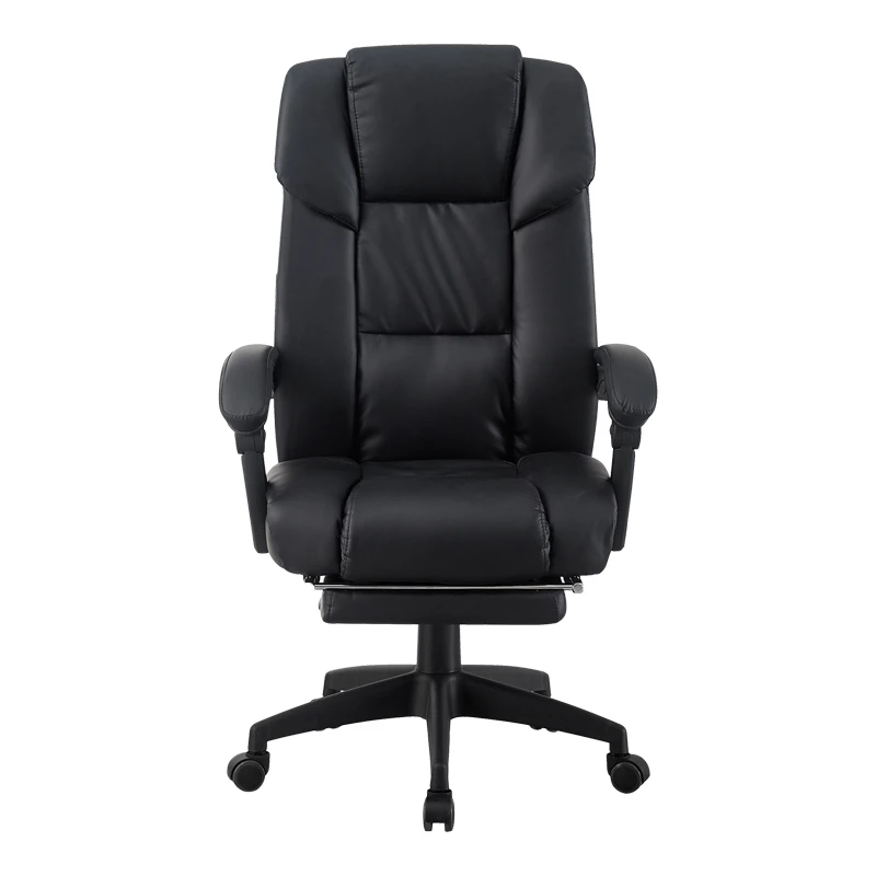 Director's office chair with footrest Garnut pakoworld pu black 69x75x116-126cm