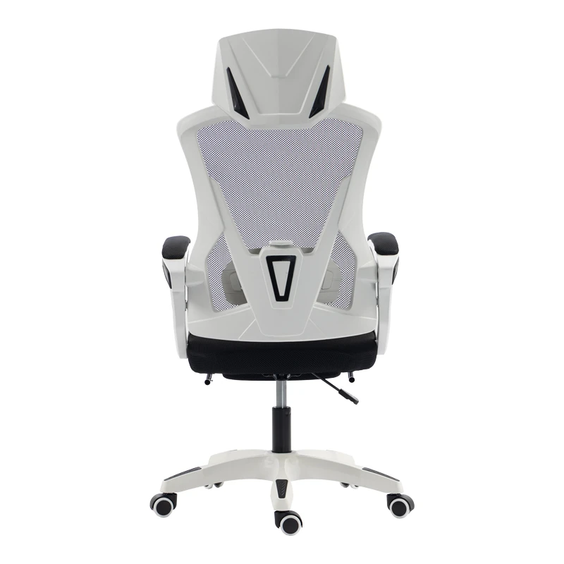 Manager's office chair with footrest Meton pakoworld white - mesh black 48x60x118-128cm