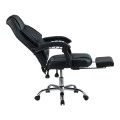 Director's office chair with footrest Vimmi pakoworld pu black 60x62.5x102-112cm