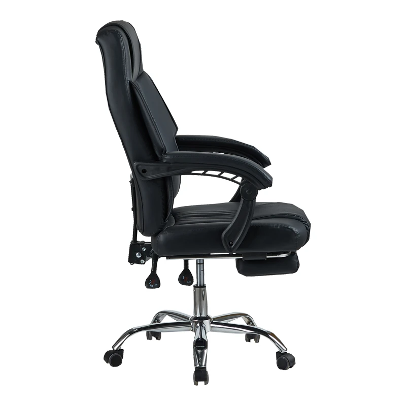 Director's office chair with footrest Vimmi pakoworld pu black 60x62.5x102-112cm