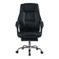 Director's office chair with footrest Vimmi pakoworld pu black 60x62.5x102-112cm