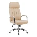 Morales pakoworld pu cappuccino manager's office chair 60x70x118-124cm