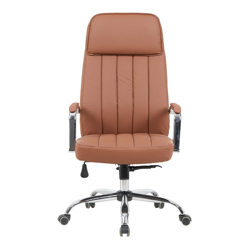 Morales pakoworld pu brown manager's office chair 60x70x118-124cm