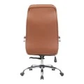 Morales pakoworld pu brown manager's office chair 60x70x118-124cm