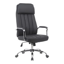 Morales pakoworld pu black manager's office chair 60x70x118-124cm