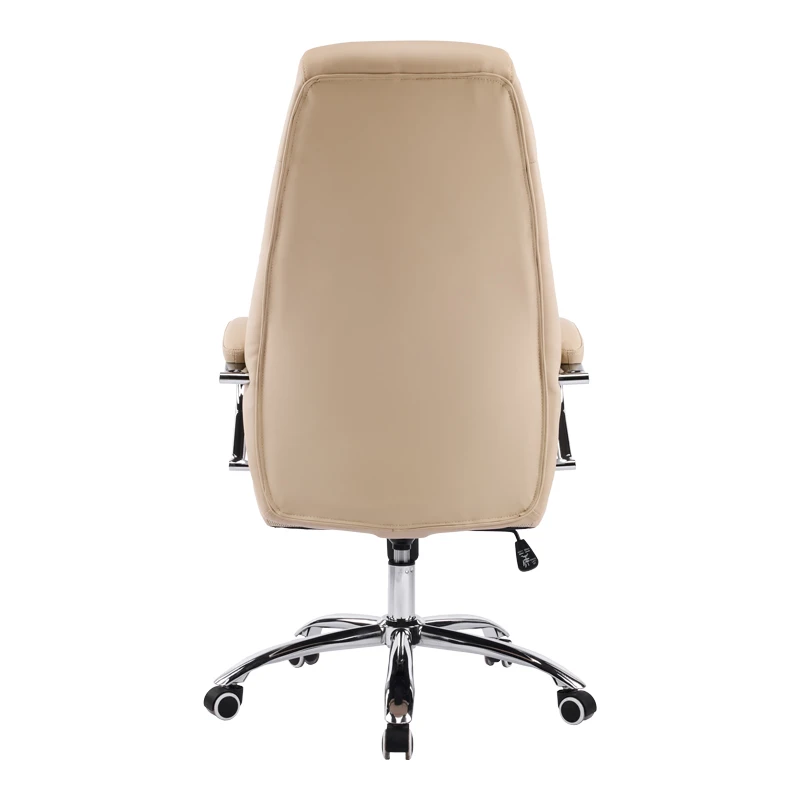 Manager chair Sonar pakoworld beige pu 61x57x120-128cm