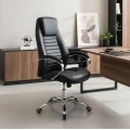 Sonar pakoworld manager office chair with PU in black colour