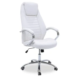 Sonar pakoworld manager office chair with PU in white color Sonar pakoworld manager office chair with PU in white color