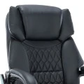 Director's office chair Thrive pakoworld Premium Quality mechanism massage-heated back pu black
