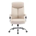 Manager office chair Venza pakoworld beige pu 70x65x117-124cm