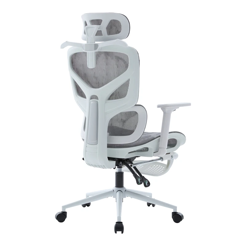 Vigo pakoworld white executive office chair, mesh grey 52x70x118-124cm