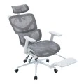 Vigo pakoworld white executive office chair, mesh grey 52x70x118-124cm