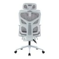 Vigo pakoworld white executive office chair, mesh grey 52x70x118-124cm