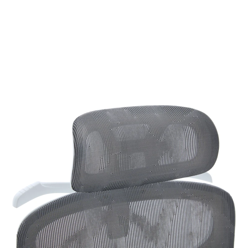 Vigo pakoworld white executive office chair, mesh grey 52x70x118-124cm