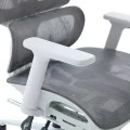 Vigo pakoworld white executive office chair, mesh grey 52x70x118-124cm